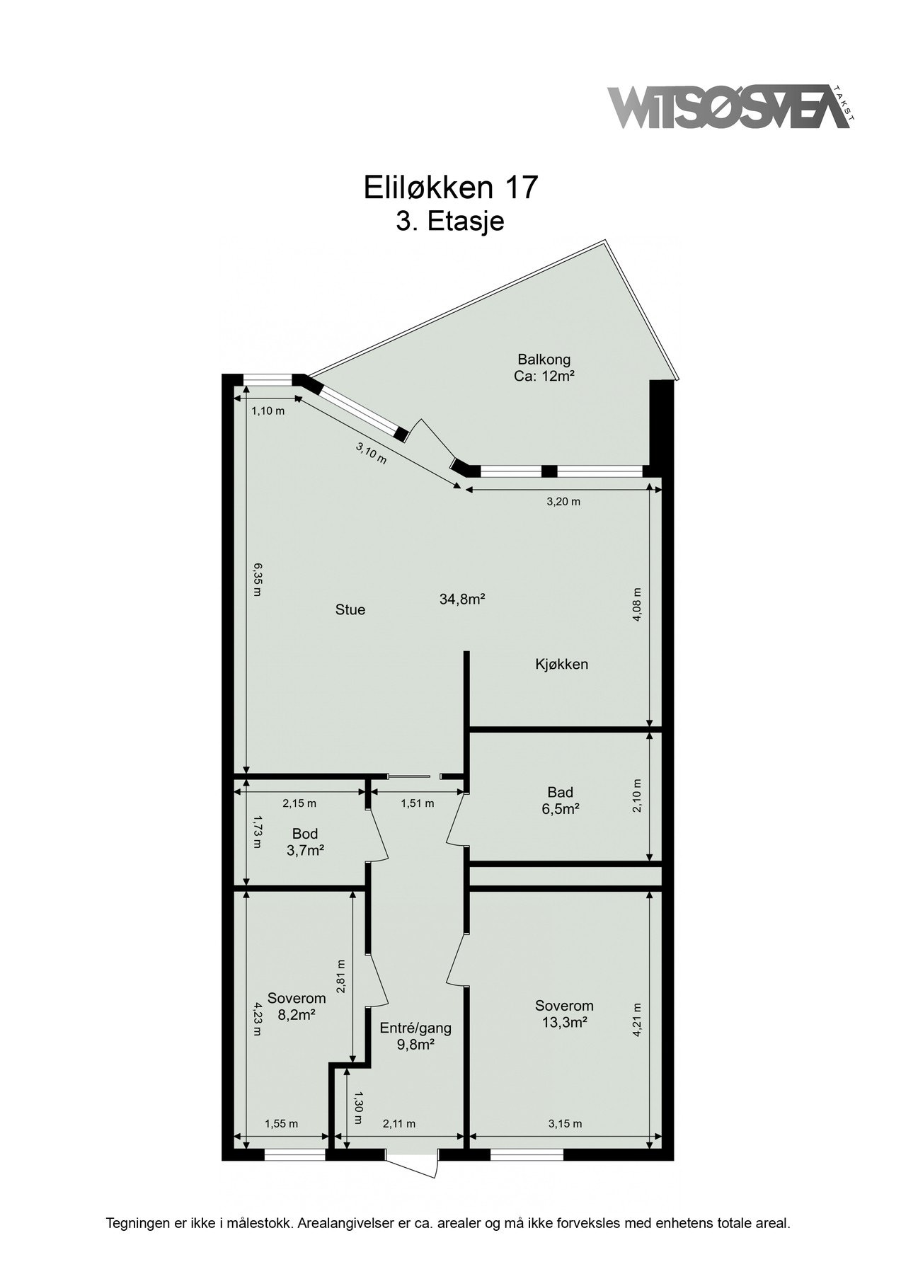 Planskisse Galleribilde