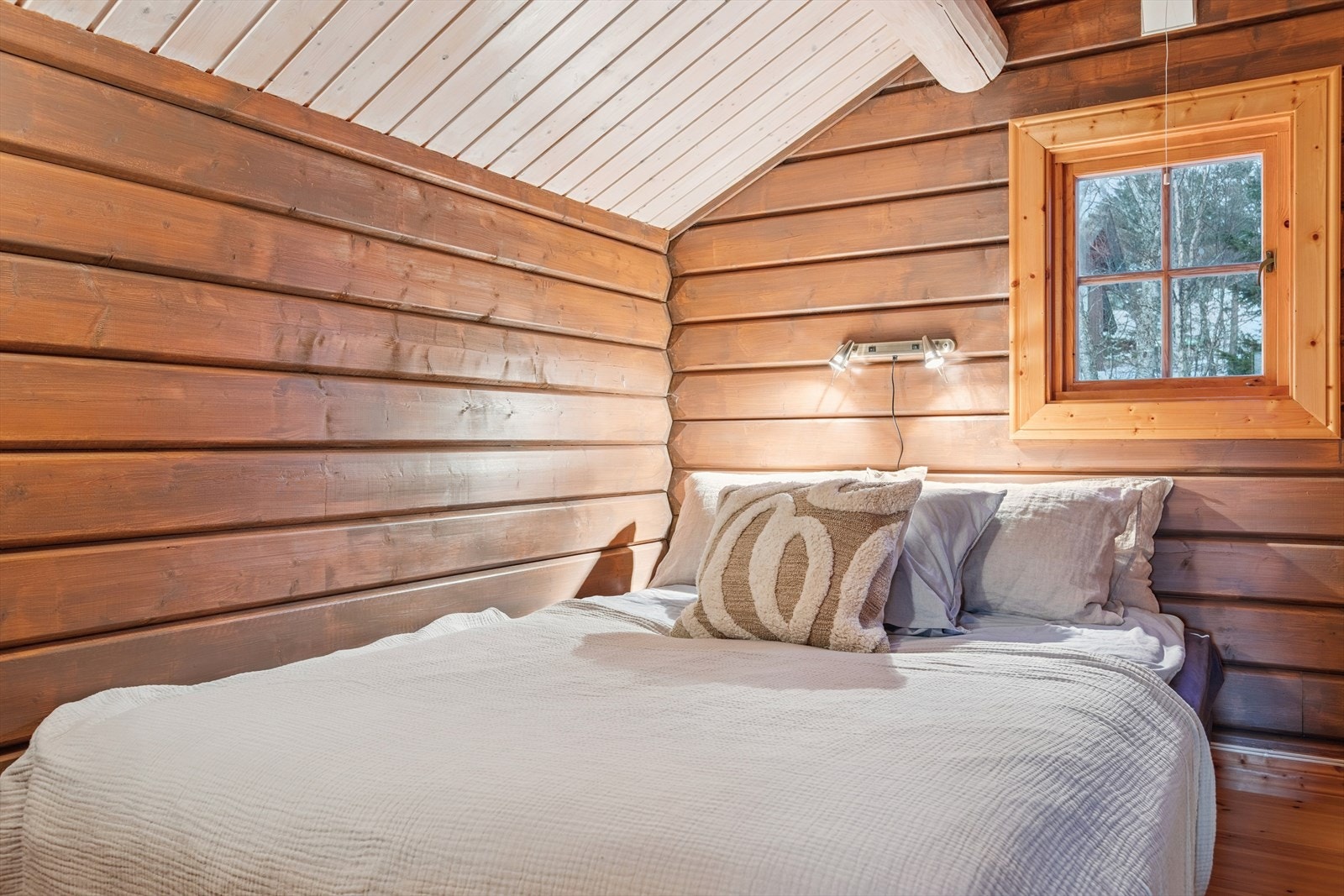 Soverommene i loftetasjen er på 4,8 kvm. Galleribilde