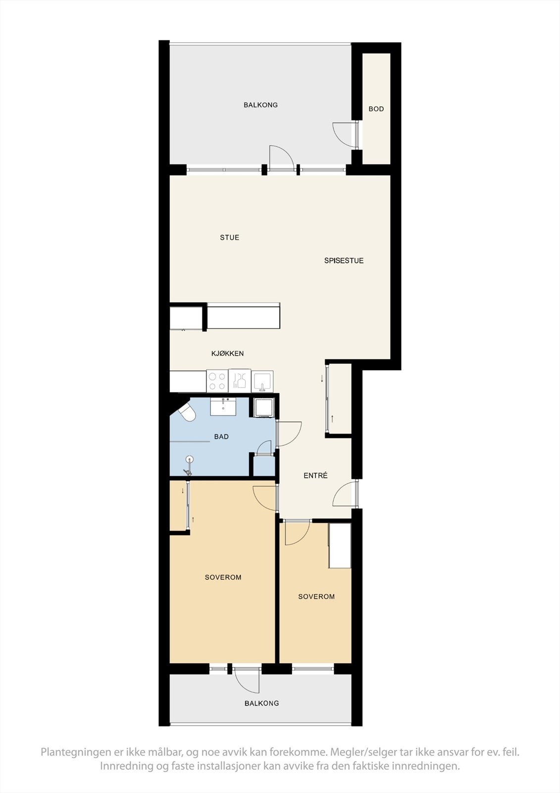 Plantegning Galleribilde