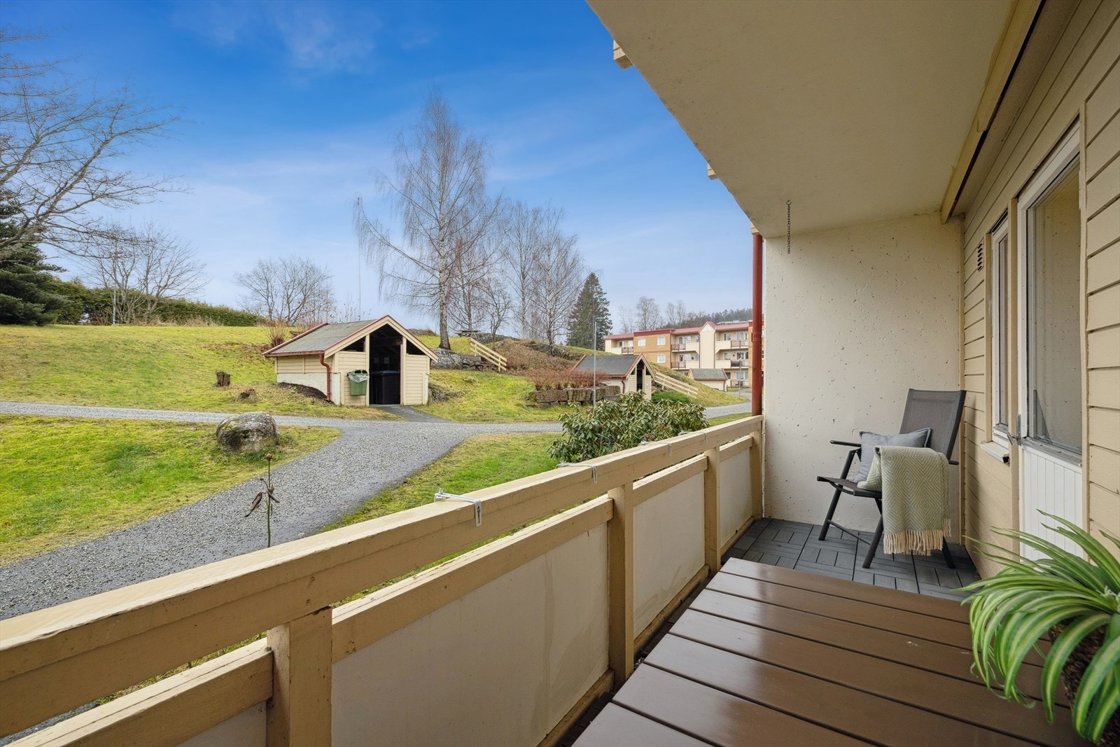 Balkong med utgang fra hovedsoverommet Galleribilde