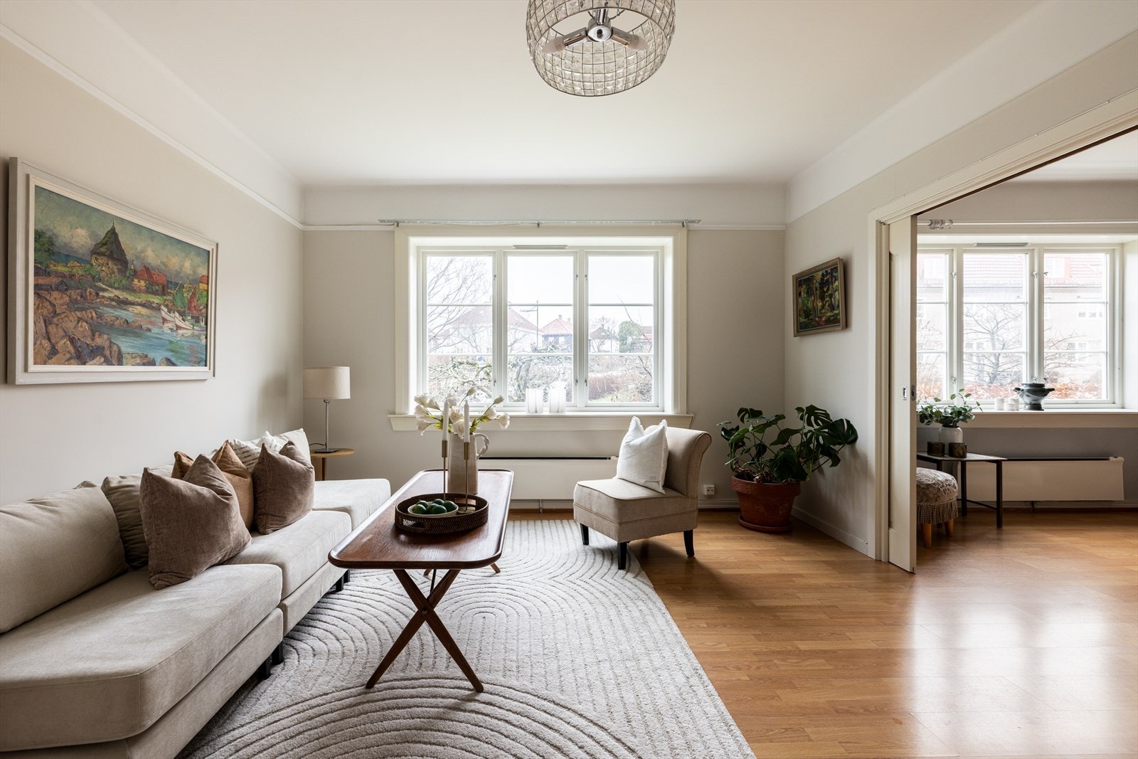 En romslig og sjarmerende leilighet i fantastiske Ullevål Hageby. Galleribilde