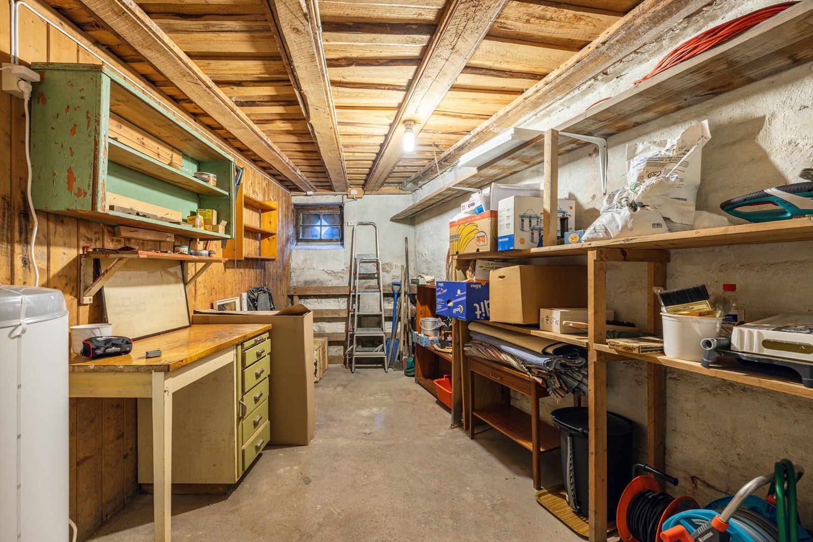 Ved ønske om ytterlig innredning til boligformål i kjeller må søknad først rettes til Oslo Havebyselskap. Galleribilde