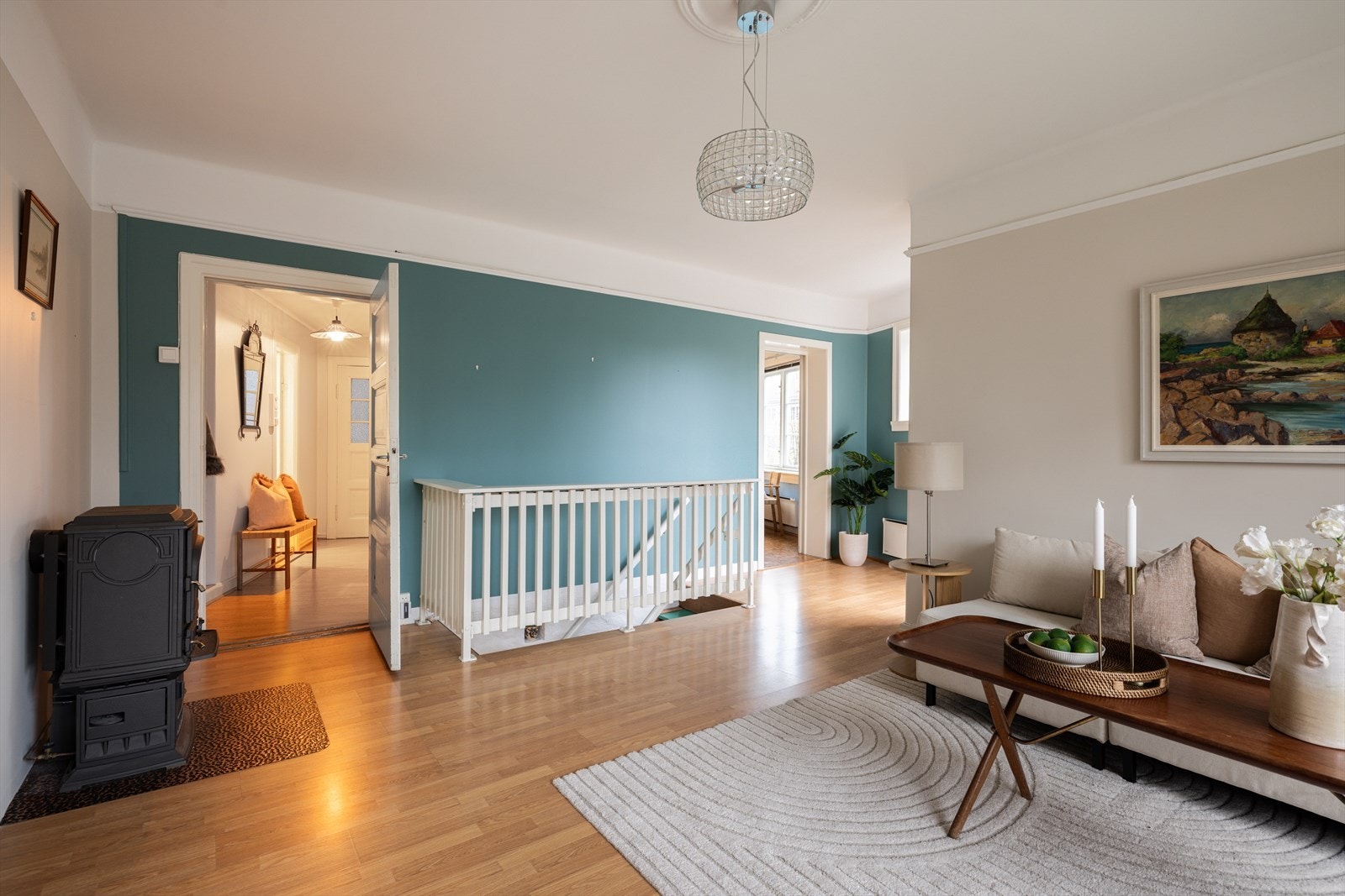 Videre kommer vi ned til boligens underetasje. Galleribilde