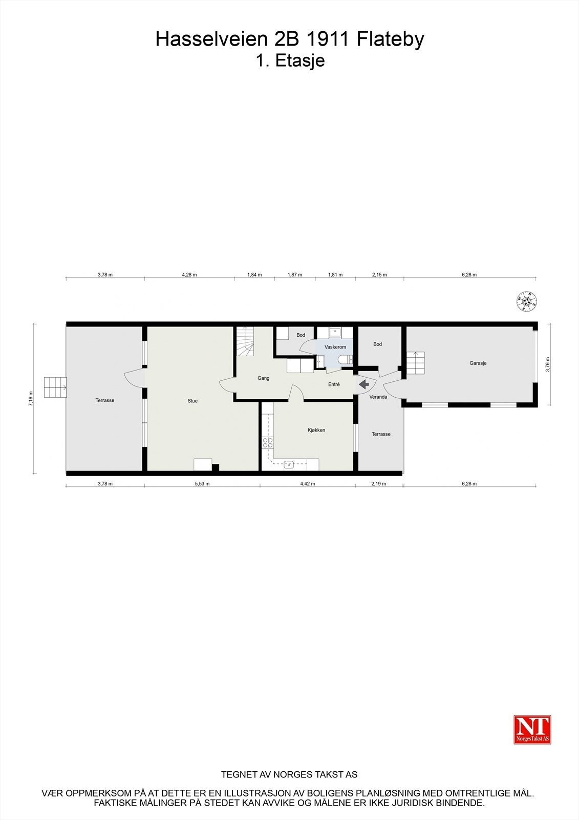 Plantegning - 1. Etasje Galleribilde