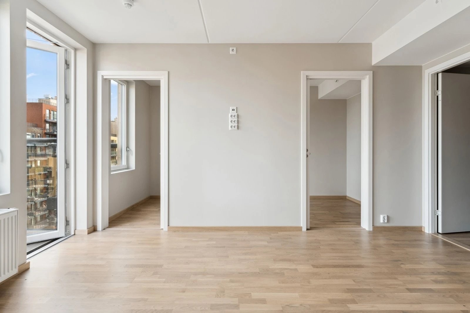 Stue mot soverom Galleribilde