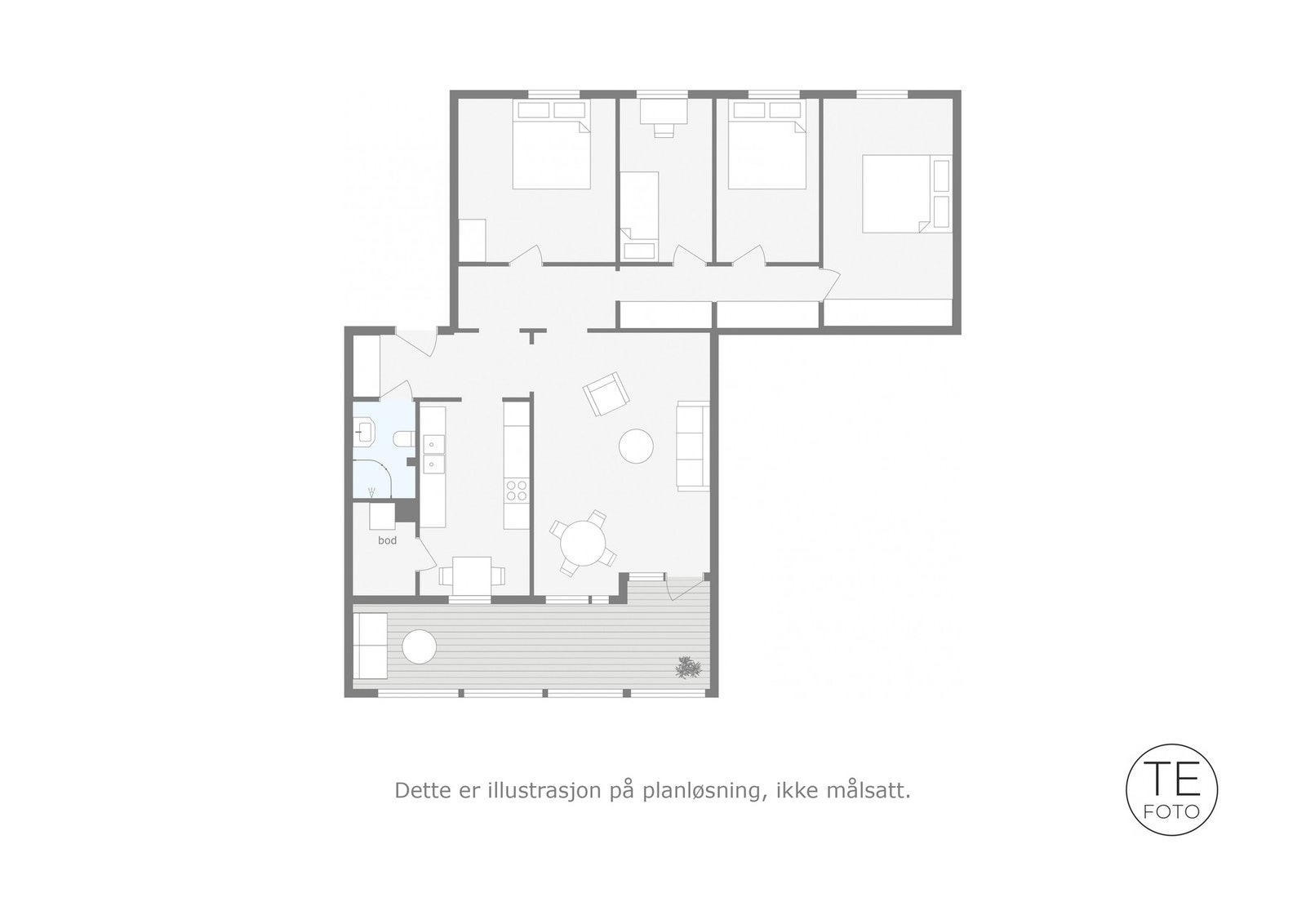 Plantegning Galleribilde