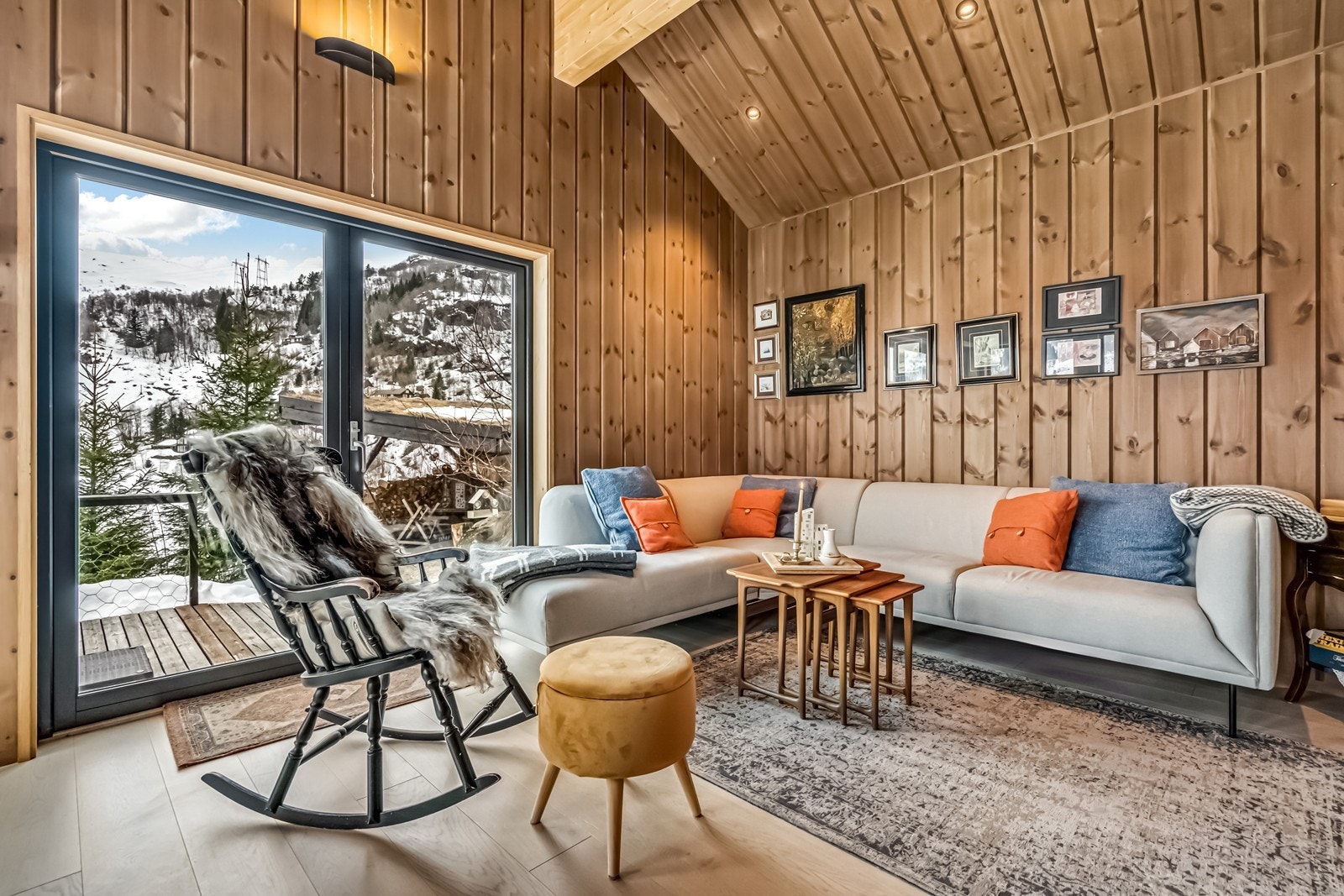 Stue med særpreg. Galleribilde