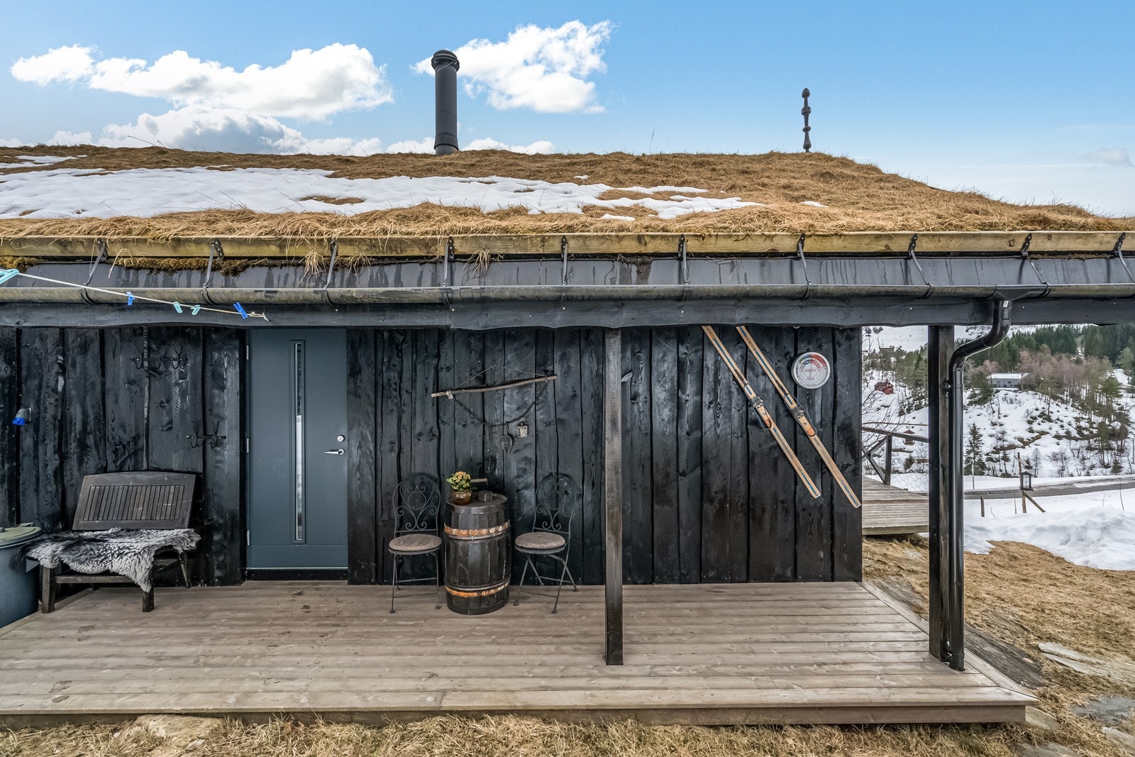 Overbygget inngangsparti. Galleribilde