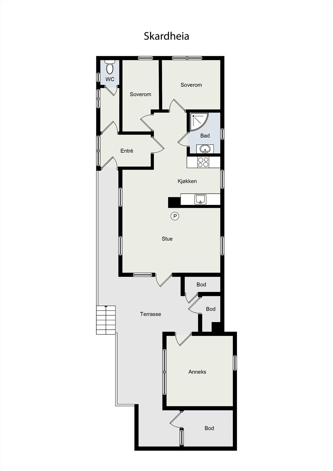 Plantegning Galleribilde