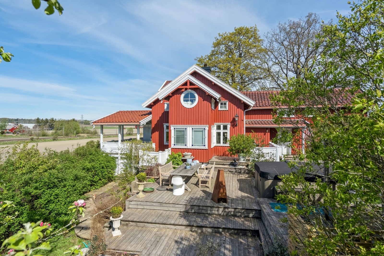 Enestående vakker hage Galleribilde