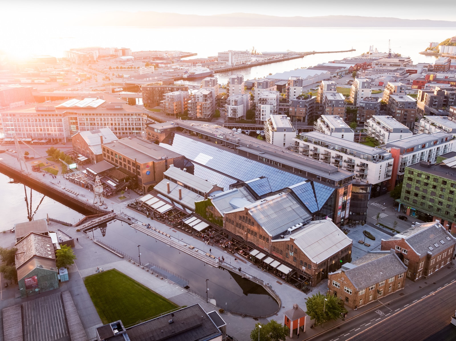 Oversiktsbilde Solsiden Galleribilde