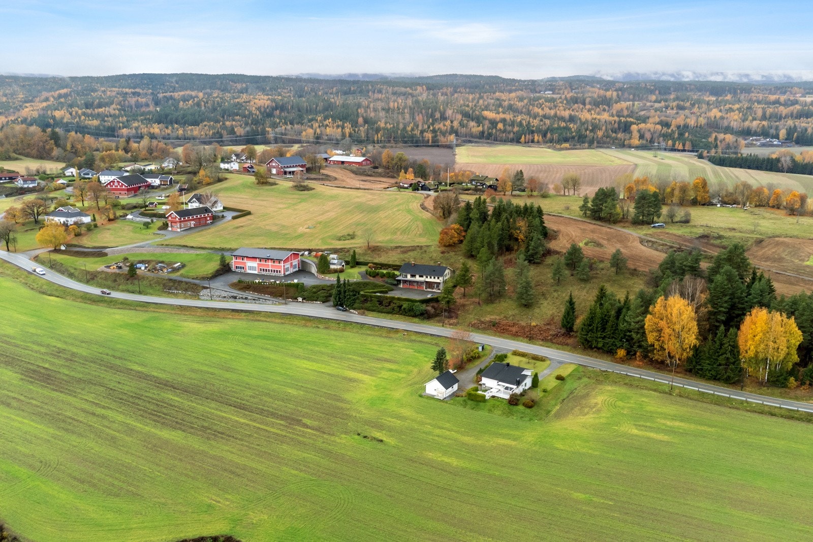 Noen minutter i bil unna er Vestfossen sentrum, i Vestfossen er det skole, barnehage, dagligvare og flere servicetilbud. Galleribilde