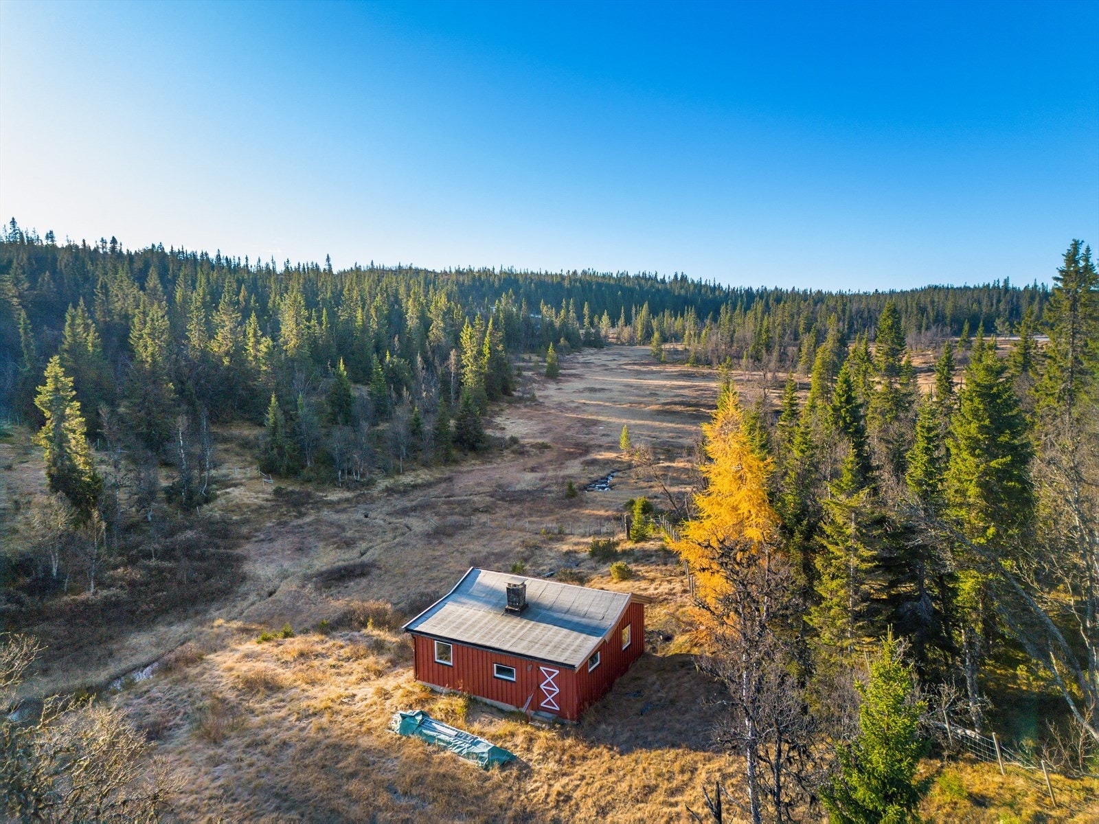 Eiendommen "Lyngbu" ligger åpent og solrikt til på Teinvassåsen, ca. 925 moh. Her er det gode turmuligheter sommer som vinter, og det er kort vei inn til bla. Vassfaret med sin vakre natur og rike dyreliv. Galleribilde