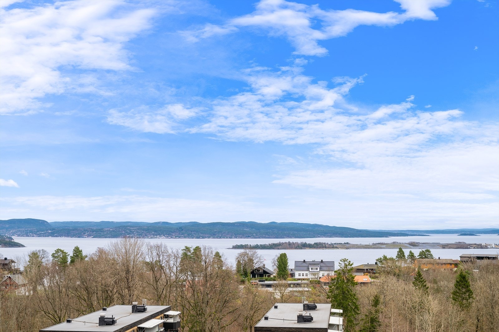 Nydelig utsikt fra balkongen Galleribilde