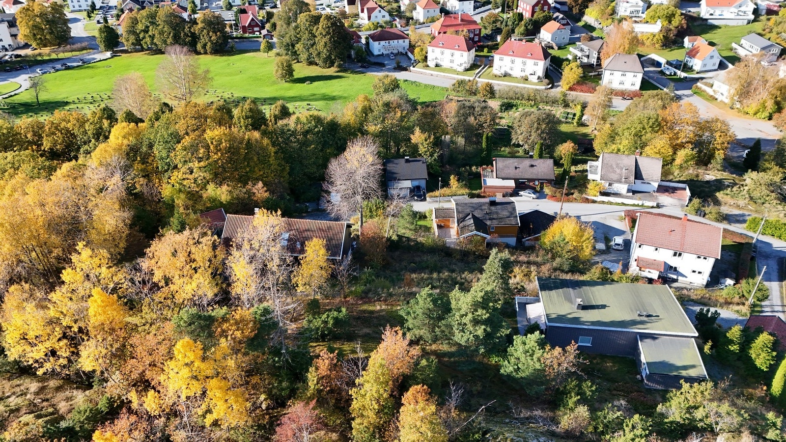 Axel Dahls Terrasse er en blindvei med lite trafikk. Galleribilde
