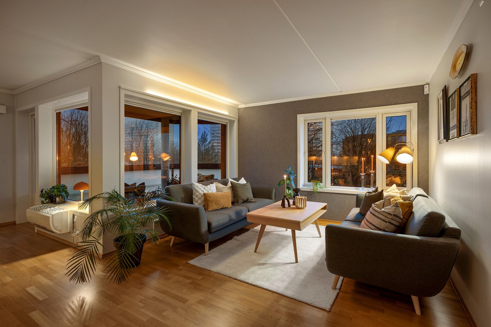 Lun kveldsstemning Galleribilde