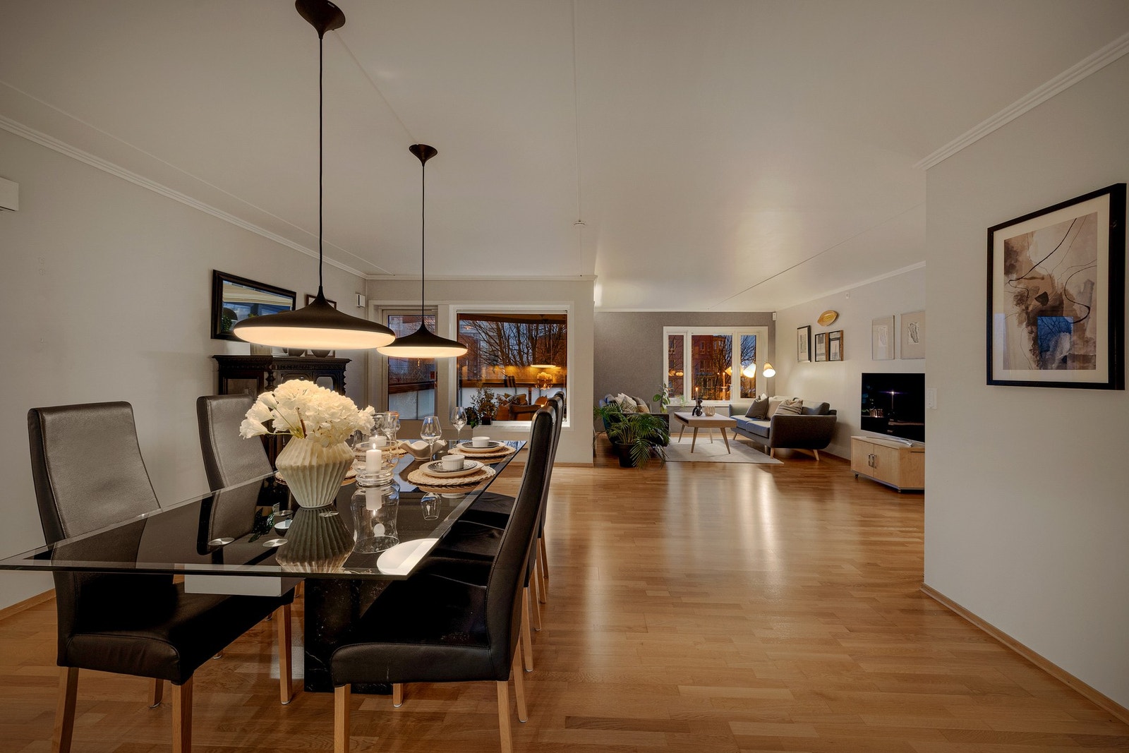 Lun kveldsstemning Galleribilde