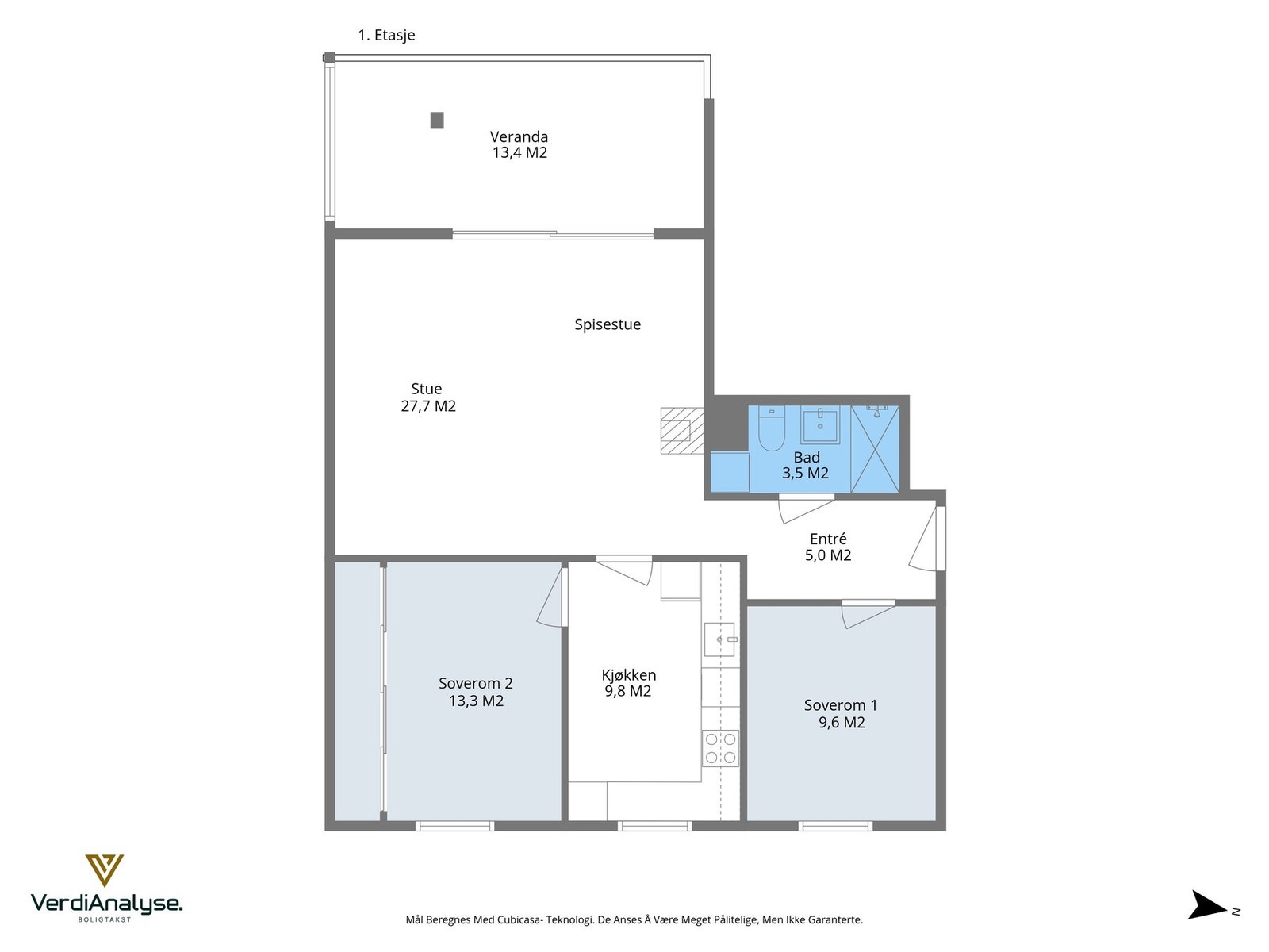 Planskisse Galleribilde