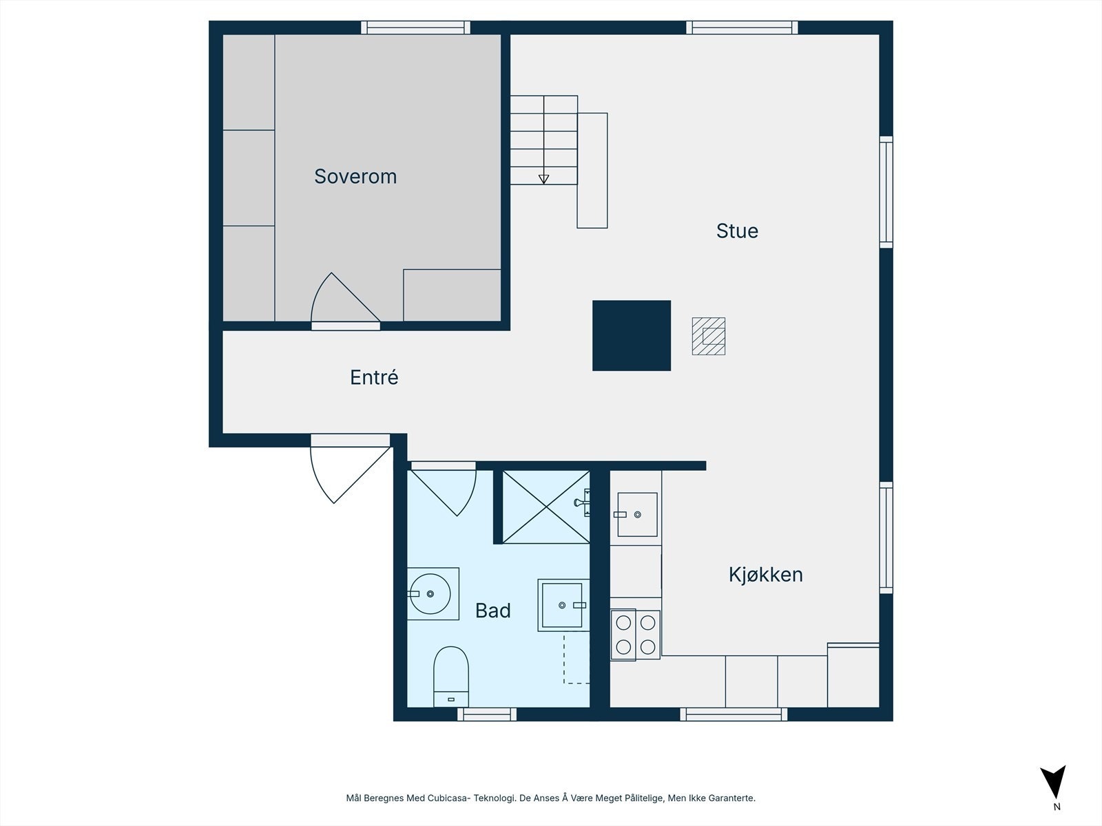Plantegning 2.etasje. Galleribilde