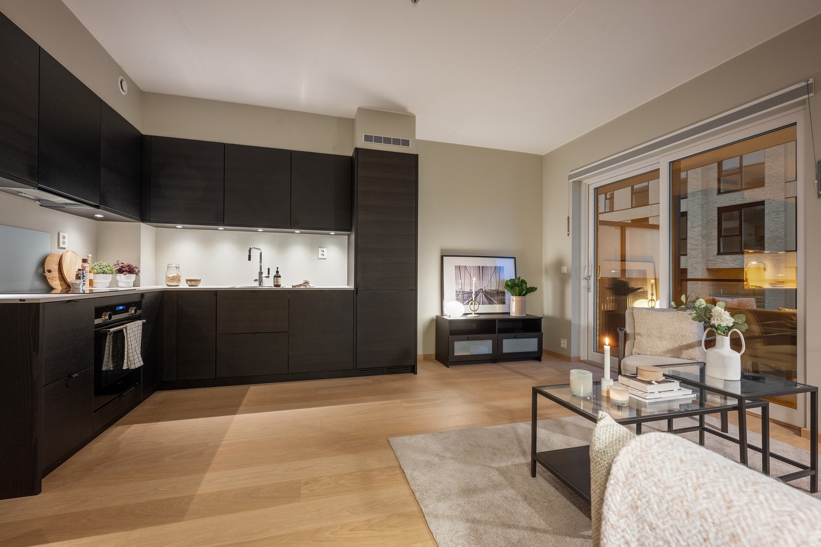 Åpen stue/kjøkkenløsning Galleribilde