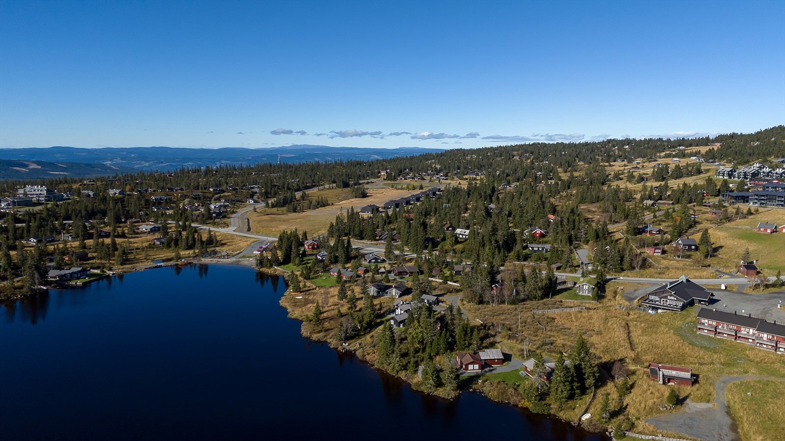 Oversiktsbilde over deler av Sjusjøen. Galleribilde