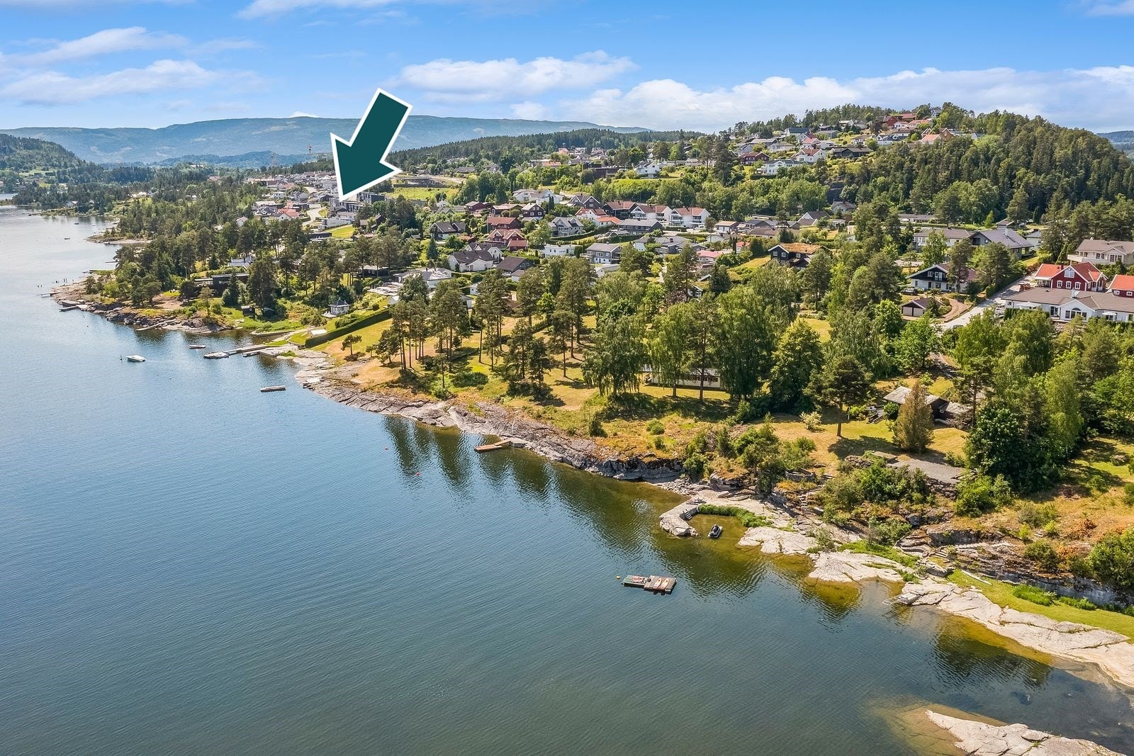 Her bor du i et veletablert og barnevennlig område. Galleribilde