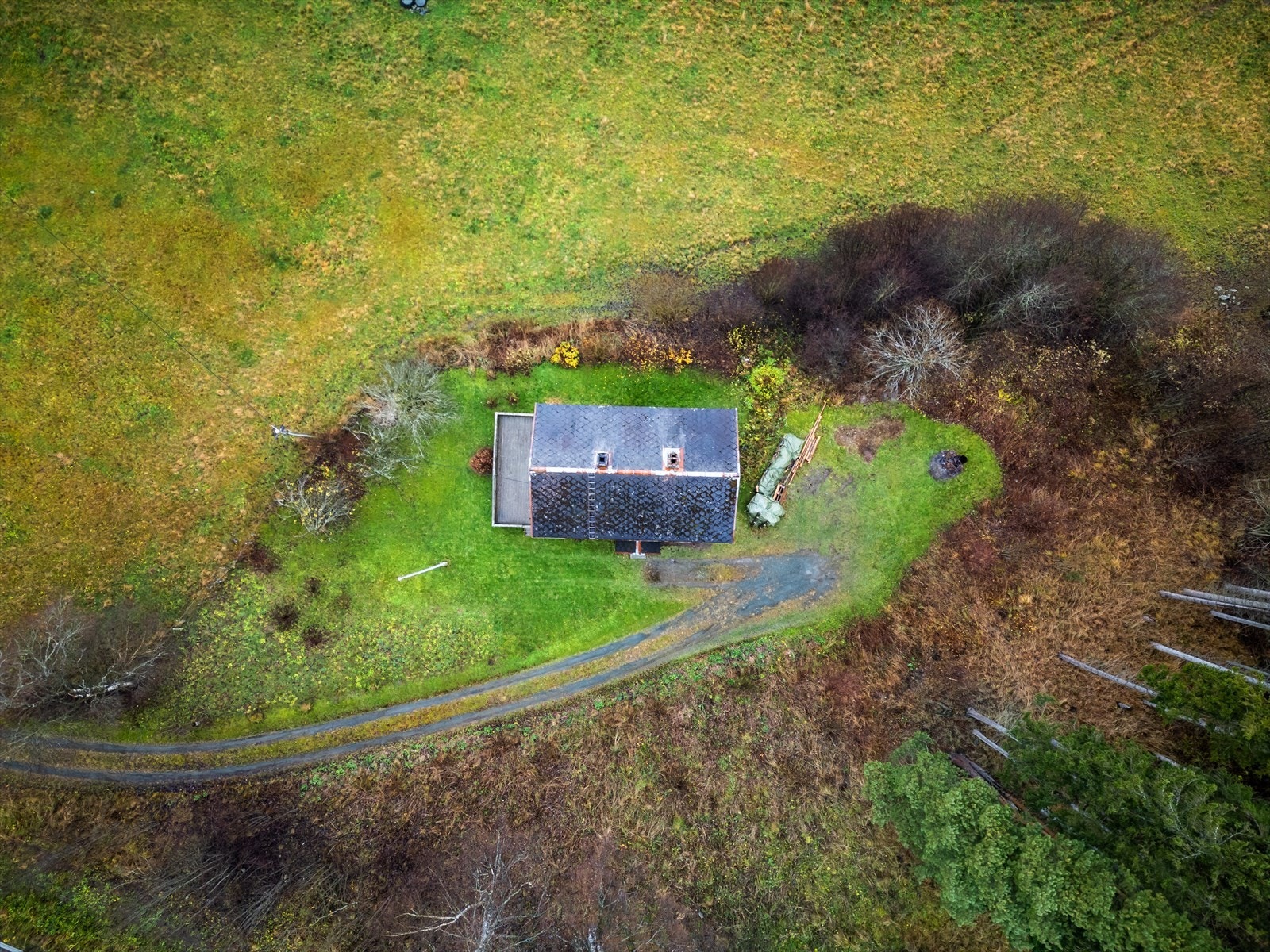 Dronefoto Galleribilde