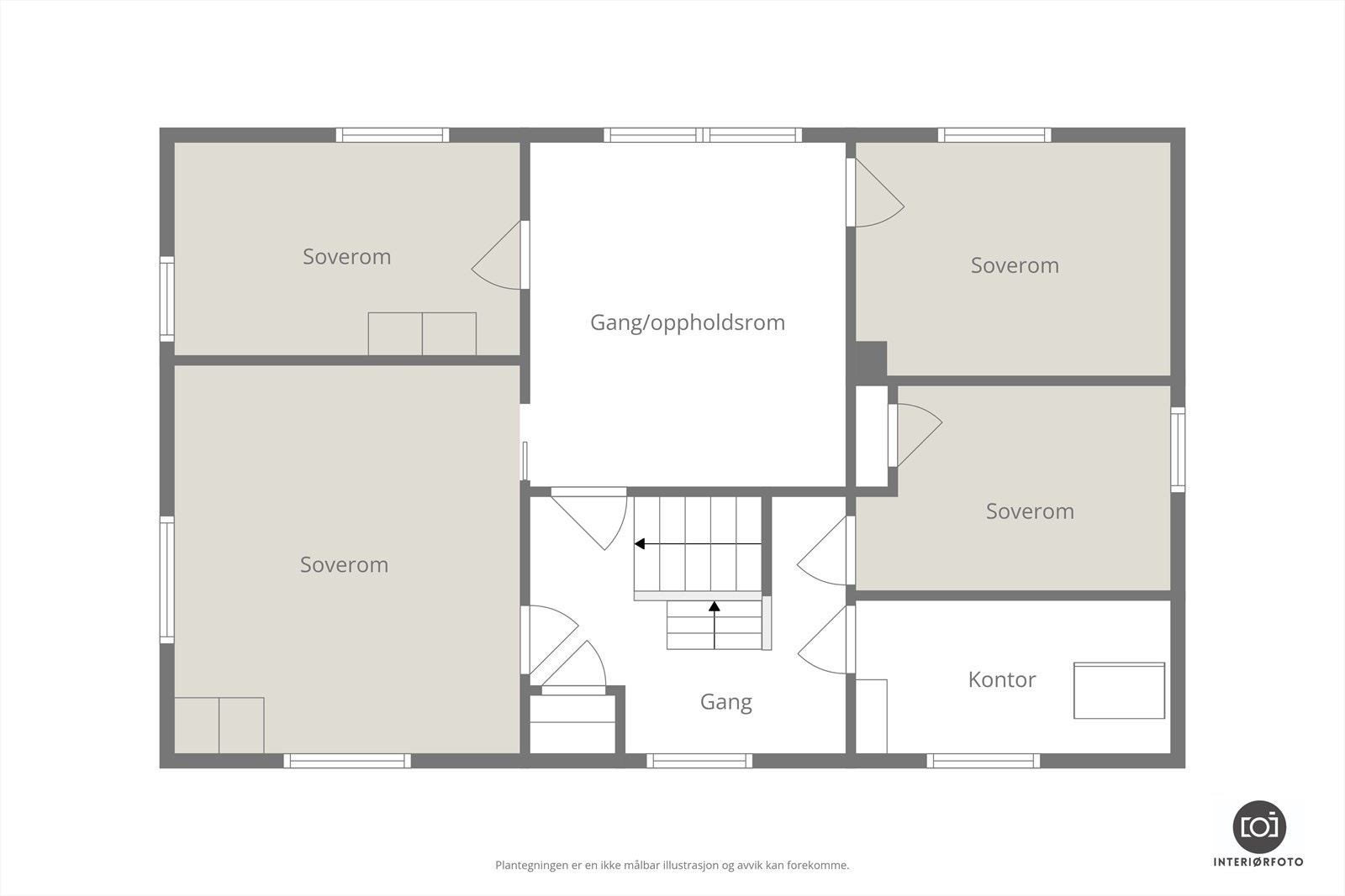 Plantegning Galleribilde