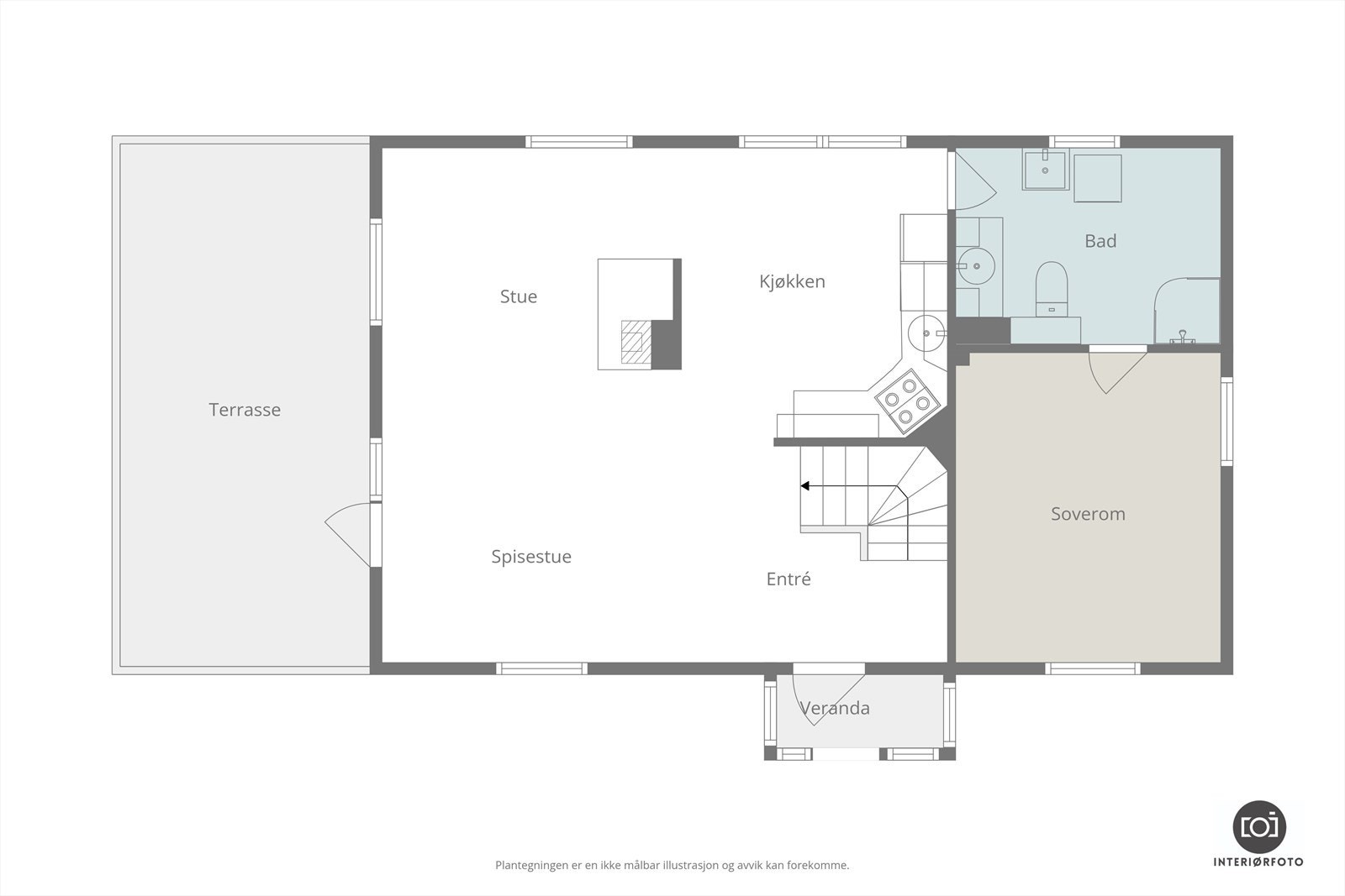 Plantegning Galleribilde