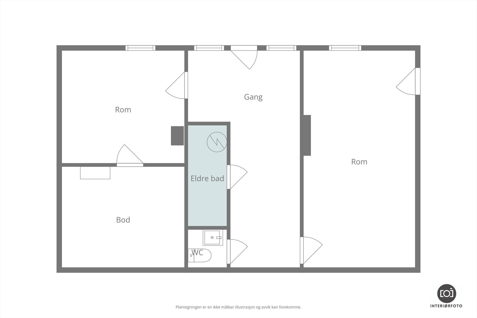 Plantegning Galleribilde