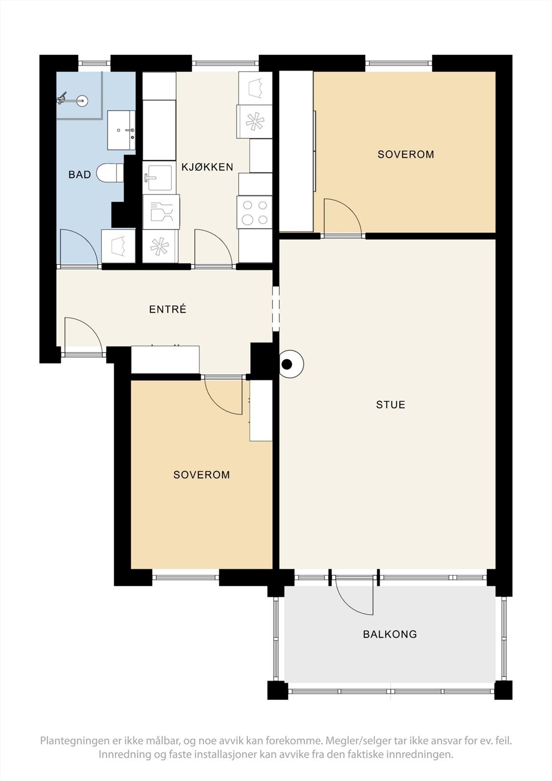 Plantegning Galleribilde