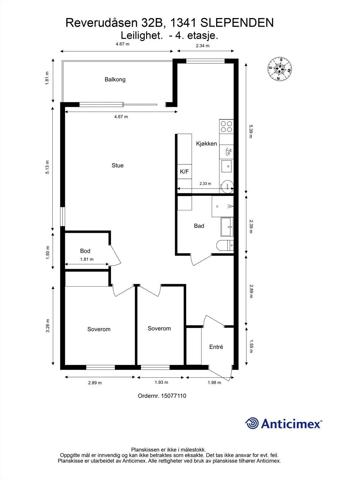 Plantegning Galleribilde