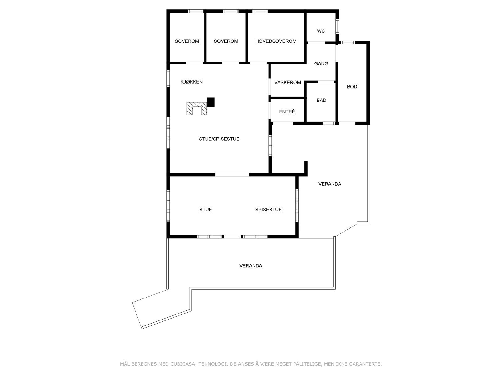 Plantegning Galleribilde