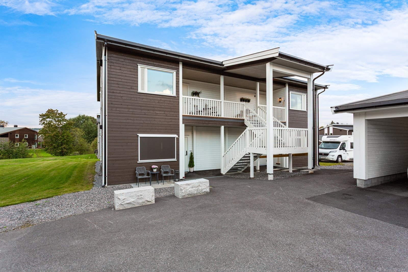 4 manns bolig. Denne leilighet ligger oppe til høyre Galleribilde