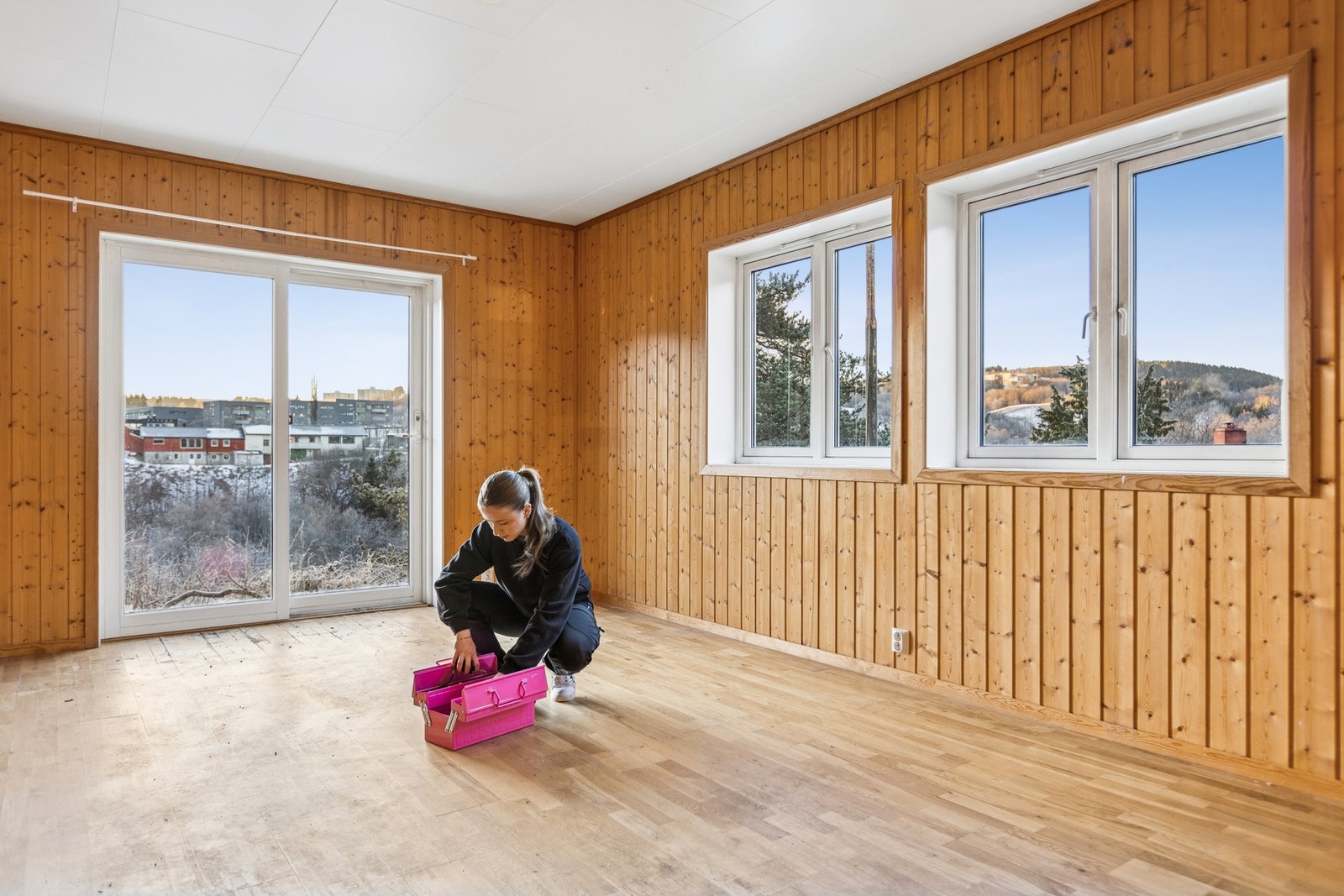 Boligen ligger fint til i blindgate, med en demografi preget av barnefamilier og mer voksne familier. Galleribilde