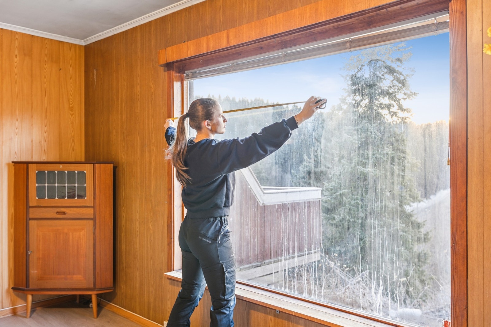 Boligen har utsikt over flotte grøntarealer, og har ingen innsyn. Galleribilde