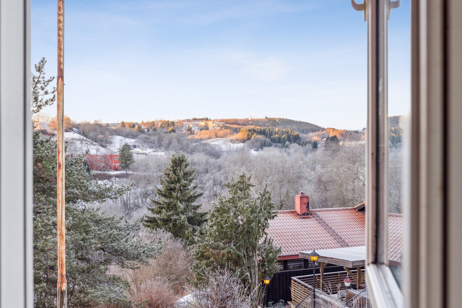 Det er en meget god utsikt mot fine grøntarealer. Galleribilde