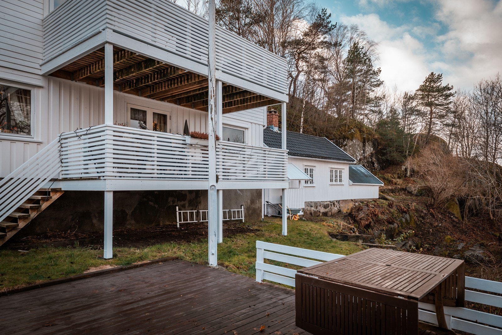 Hver av etasjene har hver sin terrasse. Galleribilde