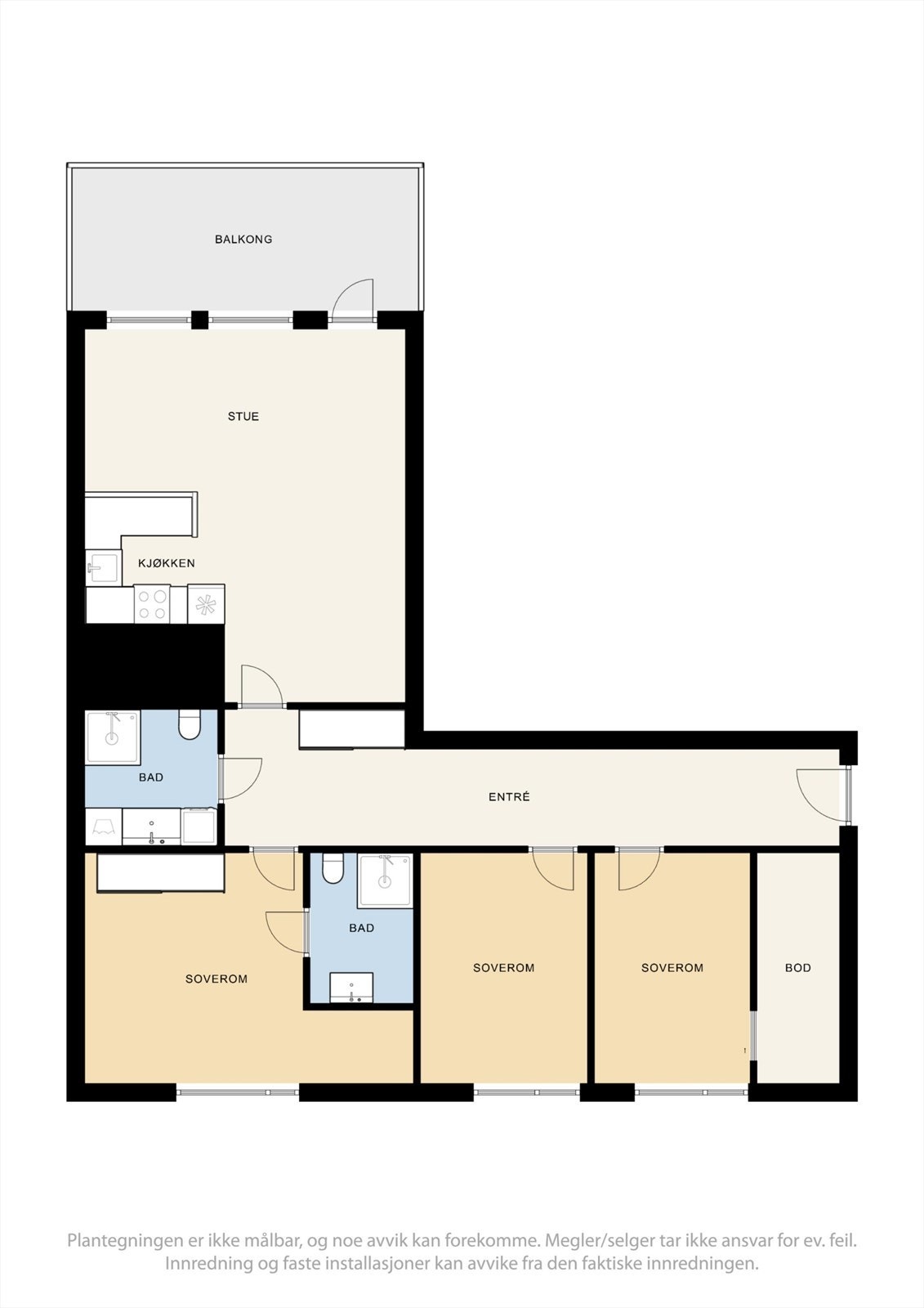 Plantegning 5.etg. Galleribilde