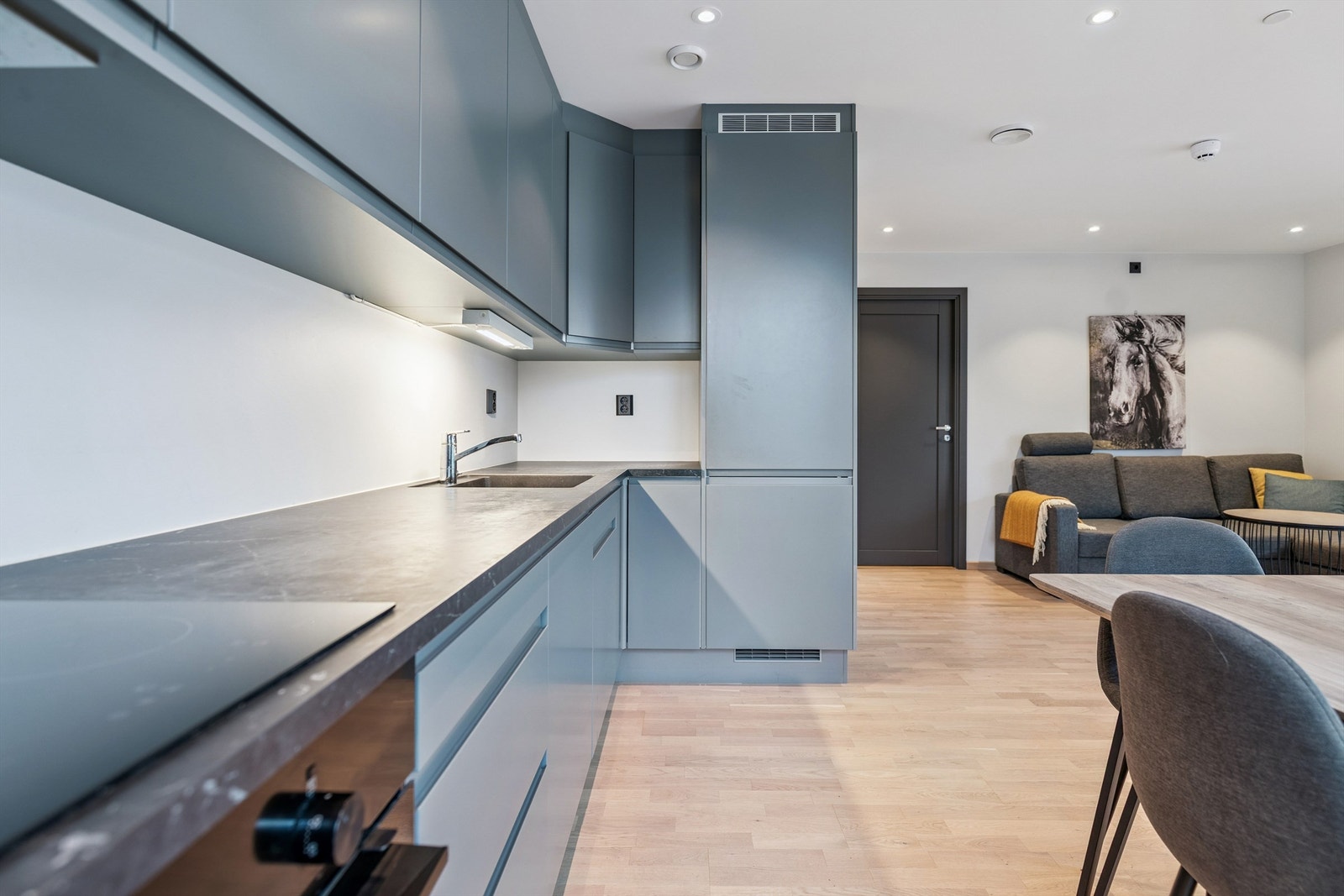 Leiligheten har balansert ventilasjon som sikrer et sunt og godt inneklima. Galleribilde