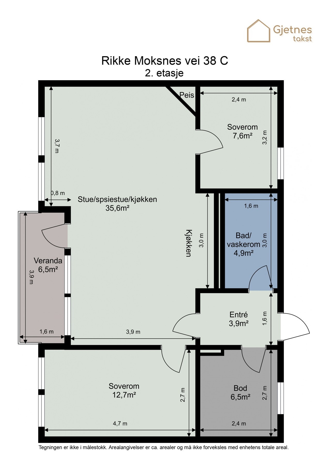 Plantegning Galleribilde