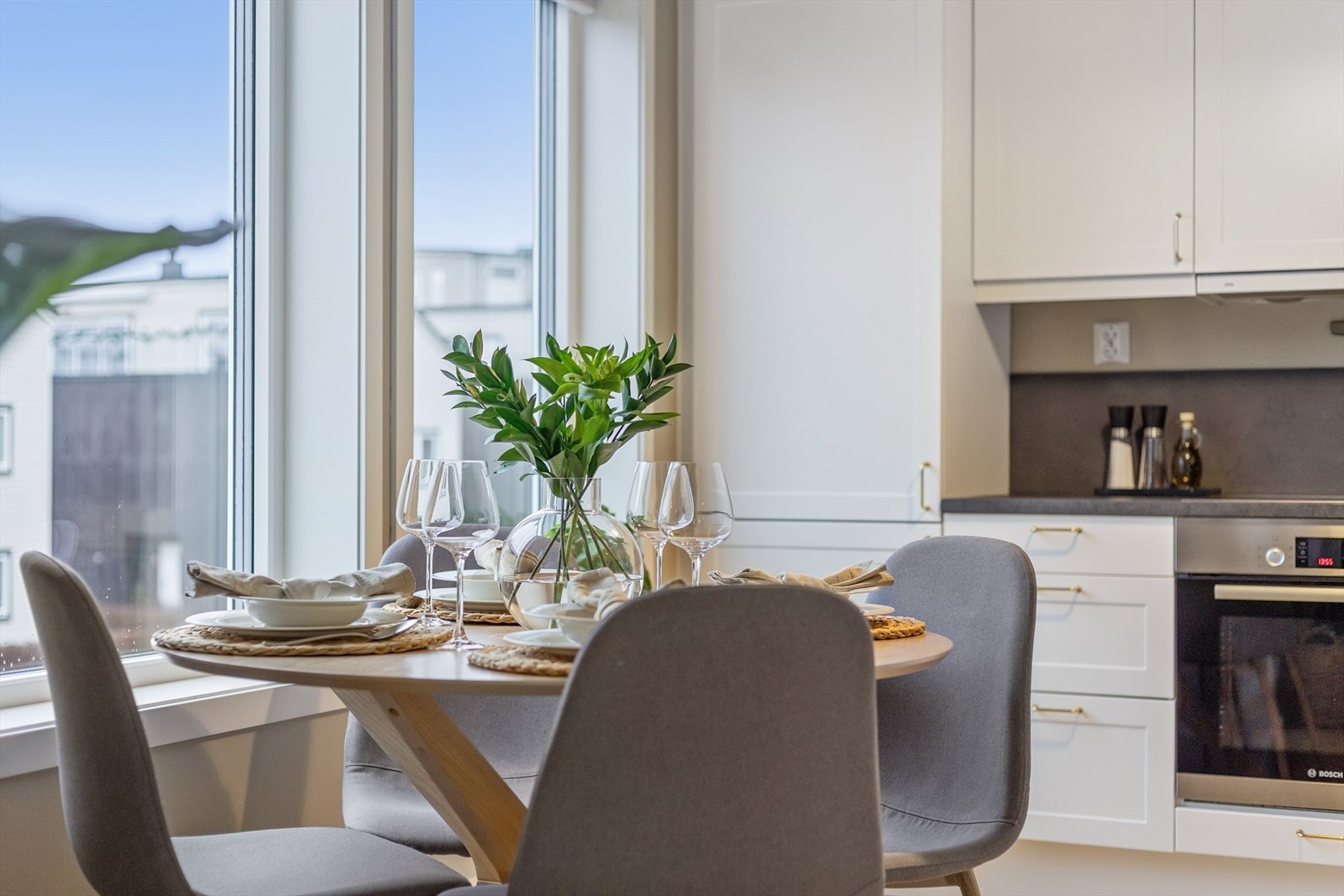 Hyggelig spiseplass. Galleribilde