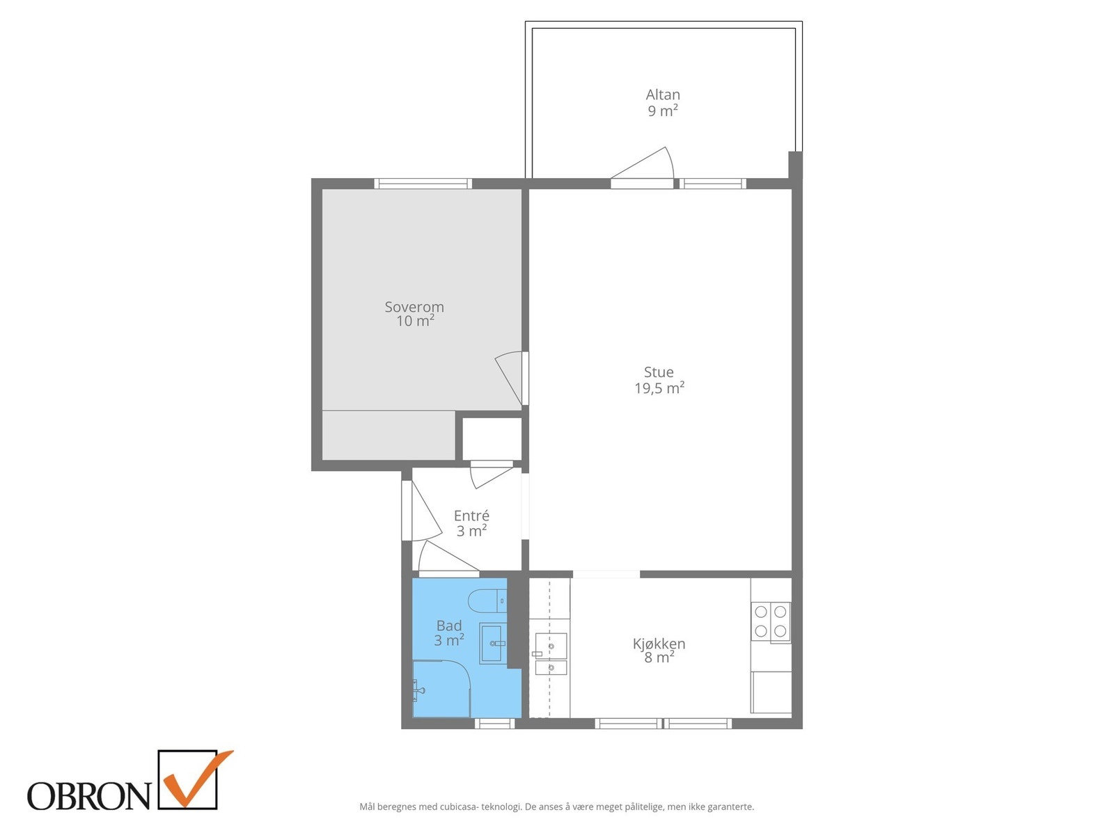 Planskisse 2. etasje. Galleribilde