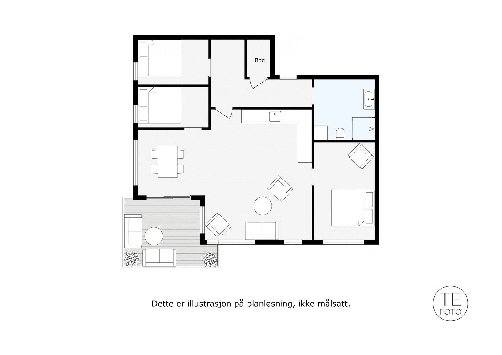 Planskisse. Galleribilde