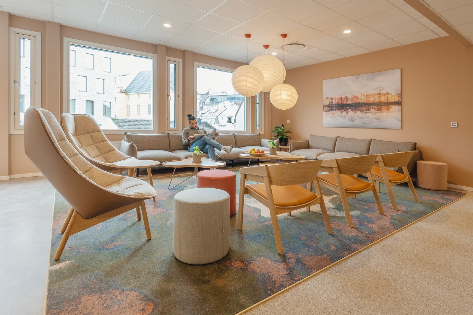 Utleid areal, her kan man hente inspirasjon og se hvilke potensiale som ligger i arealene som er ledig i bygget! Galleribilde