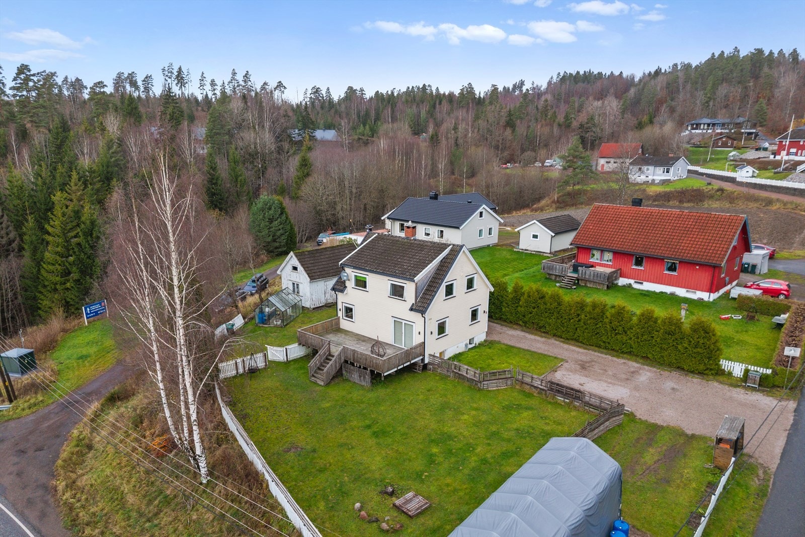 Dronefoto Galleribilde