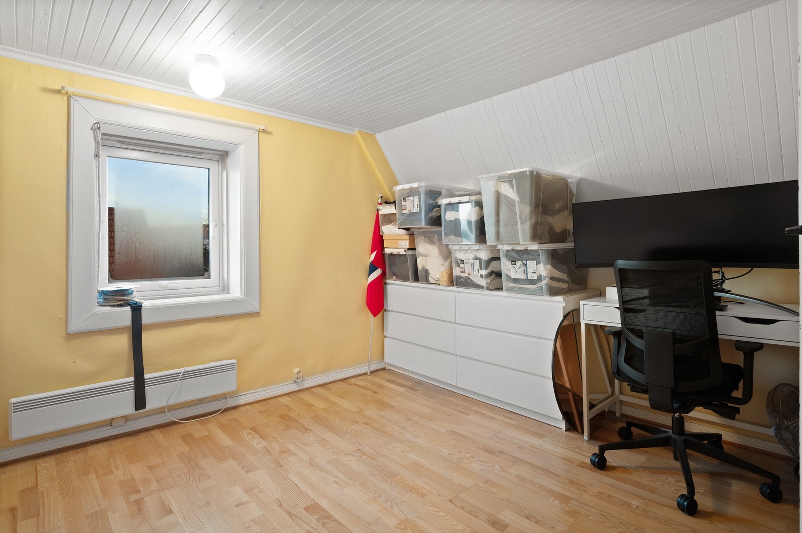 Bilde av rom på loftet. Galleribilde