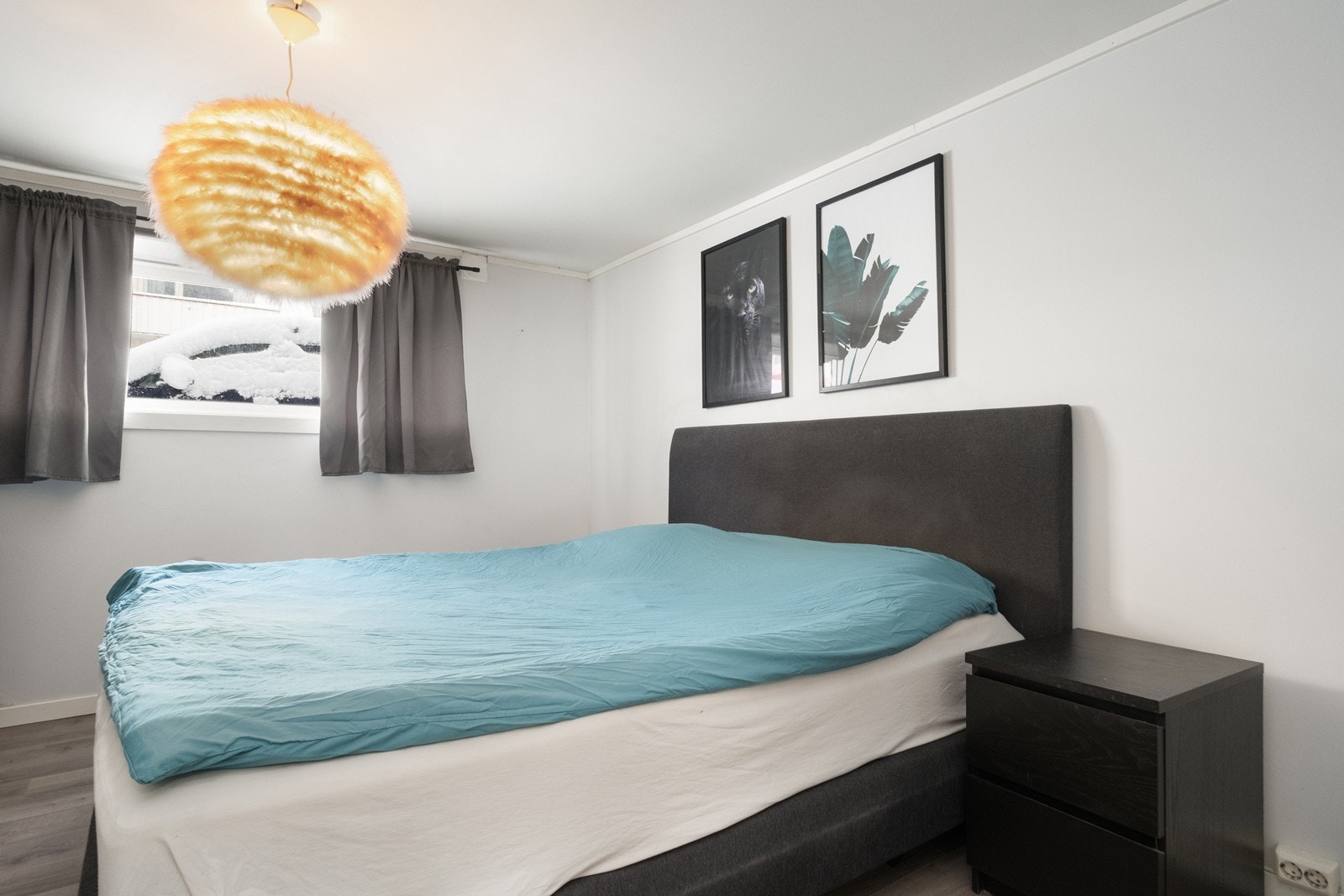 Leiligheten har ett soverom. Galleribilde