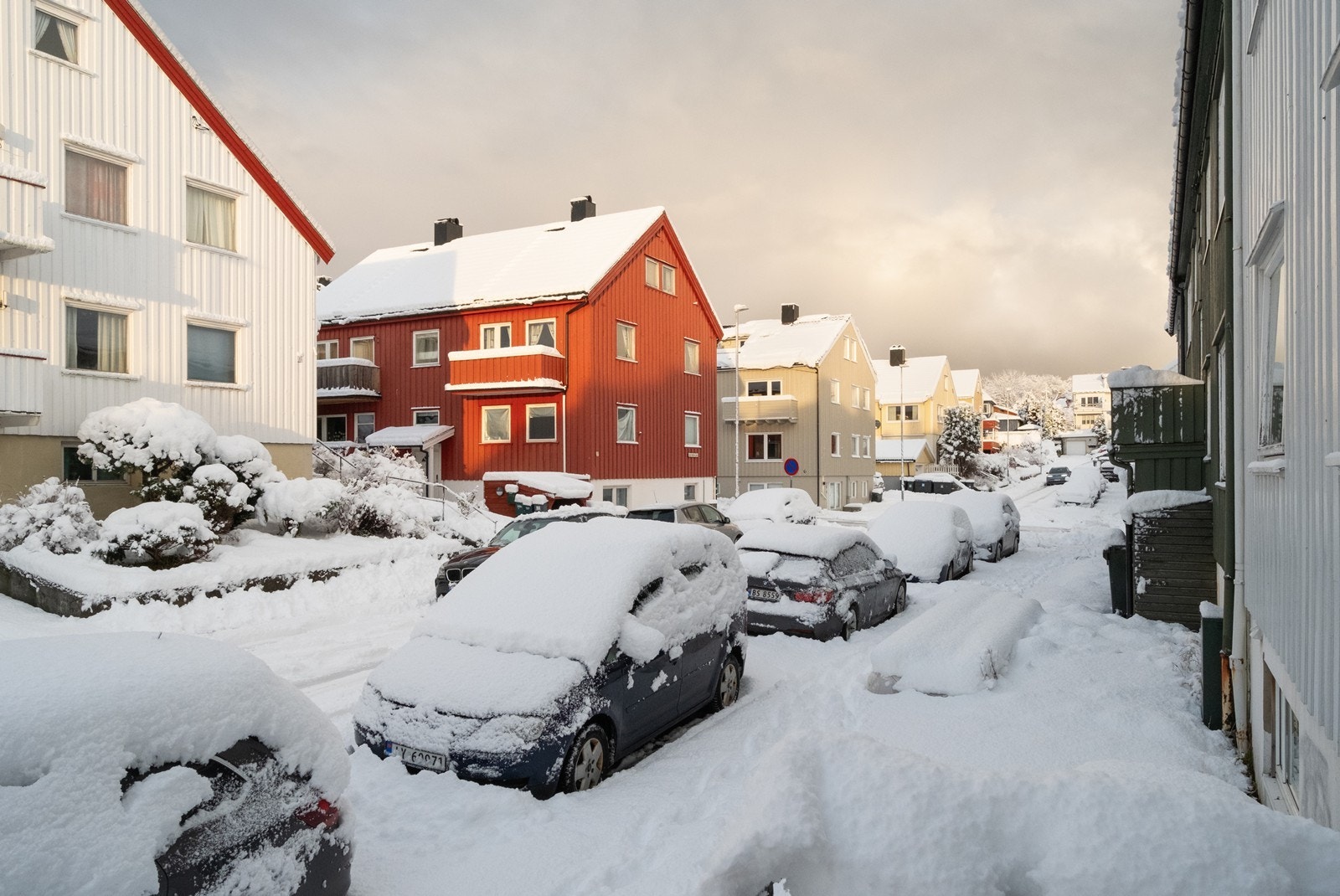 Kaptein Bødtkers gate, sett nordvestover. Galleribilde