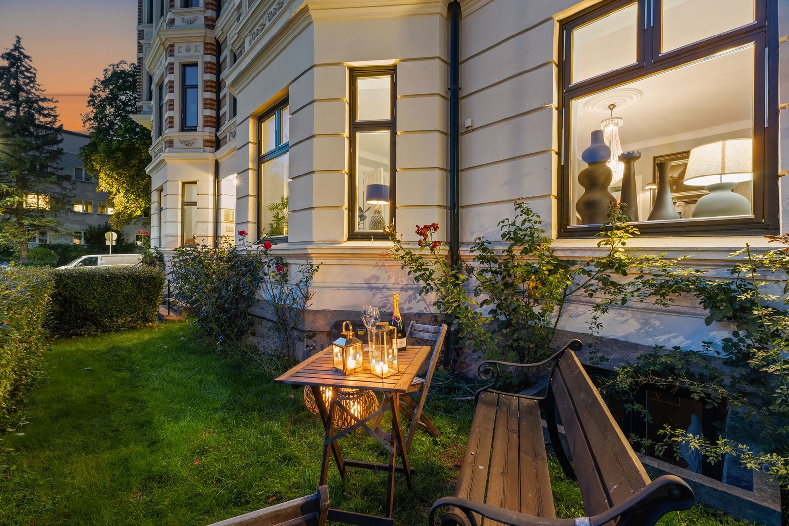 Kveldsbilde. Galleribilde